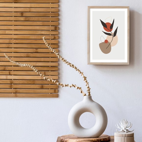 Modern Minimalist Abstract Nature Boho Wall Art Print Home Decor [No Fra… - Picture 4 of 7